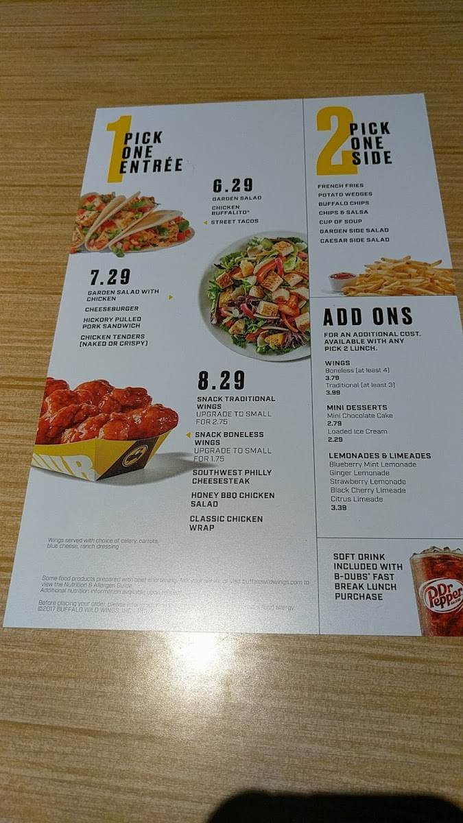 Buffalo Wild Wings Menu-4