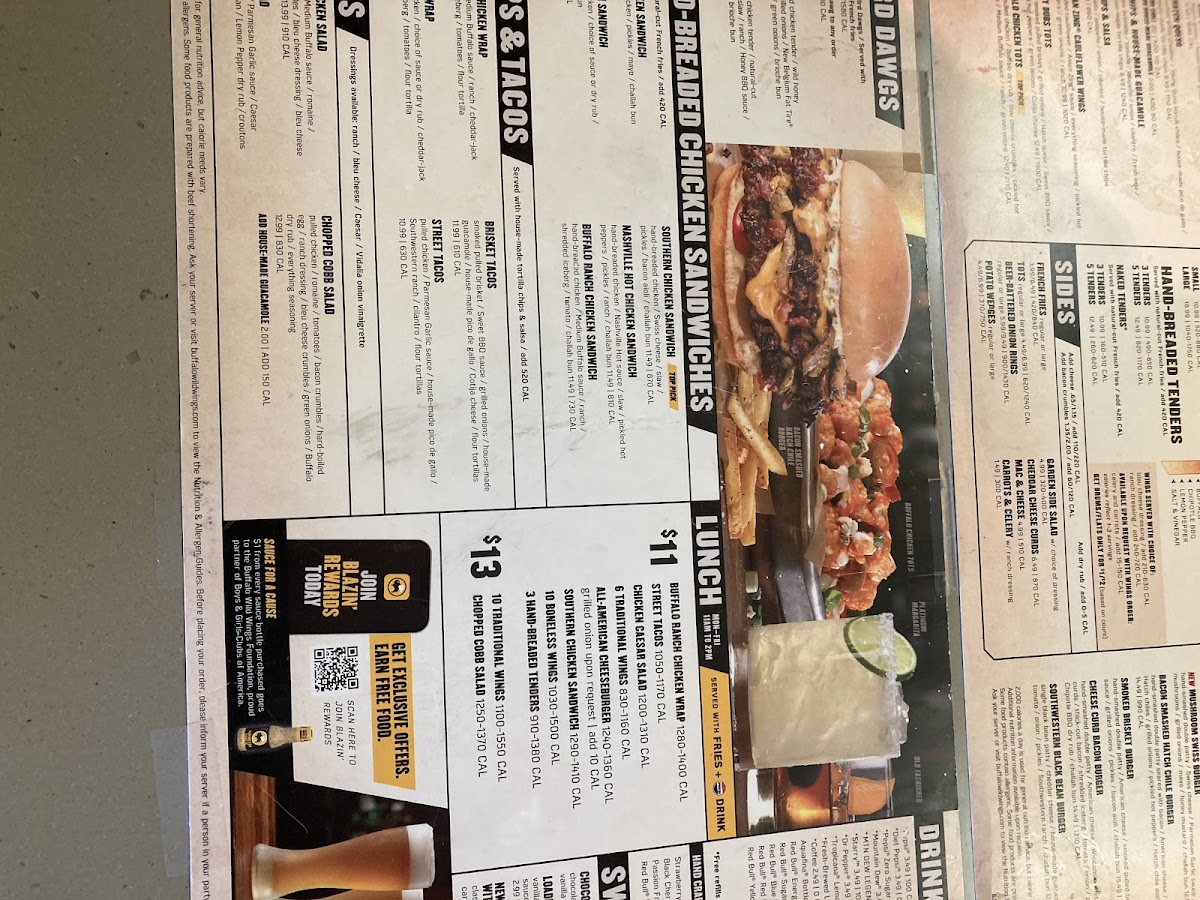 Buffalo Wild Wings Menu-5